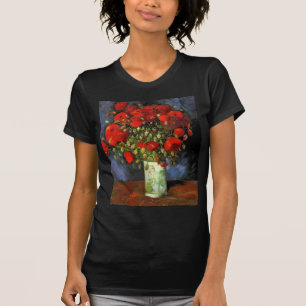 Camiseta Pintura Vintage De Van Gogh Florero Flores En Flor