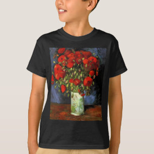 Camiseta Pintura Vintage De Van Gogh Florero Flores En Flor