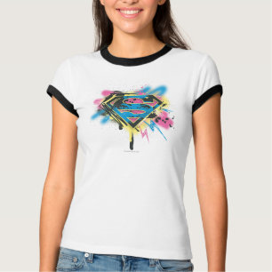 Camiseta Pintura y derramamientos de Supergirl