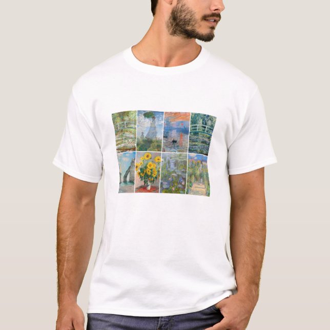 Camiseta Pinturas de Monet (Anverso)