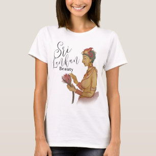 Camiseta Pinturas de Sigiriya de Sri Lanka