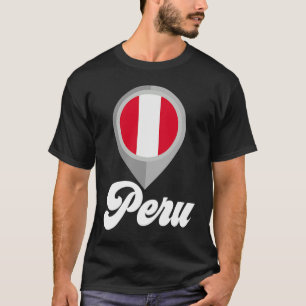 Camiseta PINU de la bandera PERU I Love PERU Travel
