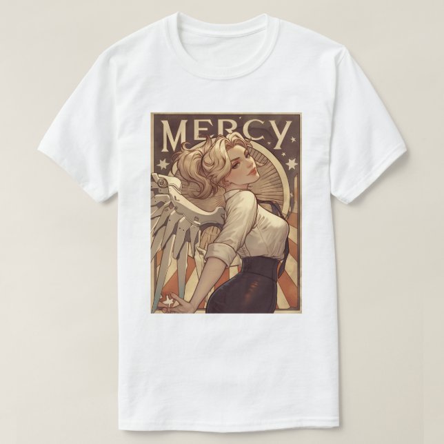 Camiseta Pinup Mercy 31 (Diseño del anverso)