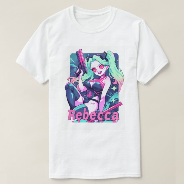 Camiseta Pinup Rebecca 124 (Diseño del anverso)