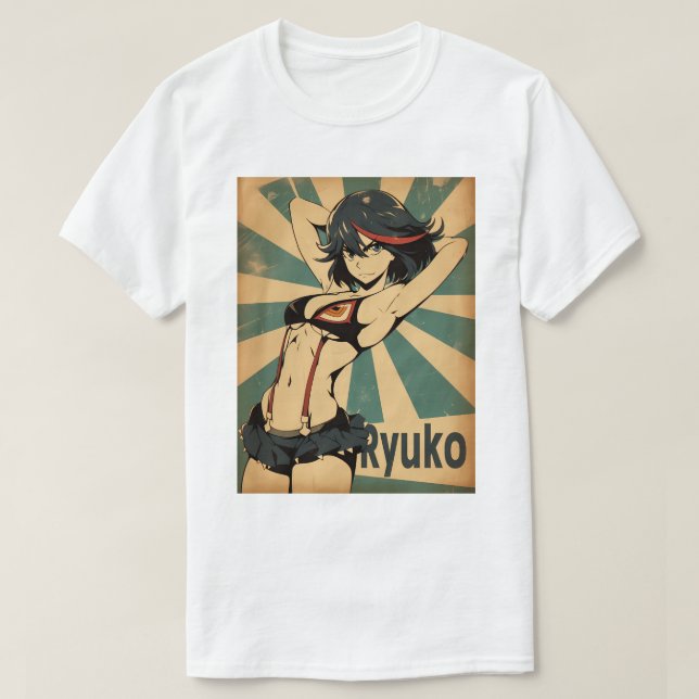 Camiseta Pinup Ryuko 18 (Diseño del anverso)