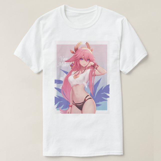 Camiseta Pinup Yae Miko 173 (Diseño del anverso)