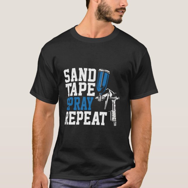 Camiseta Pinza de cinta de arena protectora de coches Repet (Anverso)