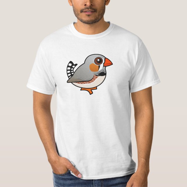Camiseta Pinzón de cebra de Birdorable (Anverso)