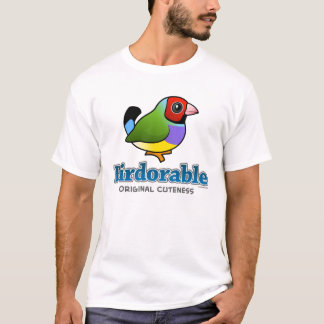 Camiseta Pinzón original de Gouldian del Cuteness