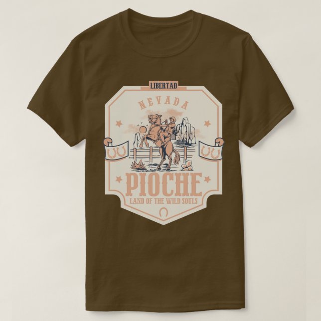 Camiseta Pioche Nevada Wildwest (Diseño del anverso)