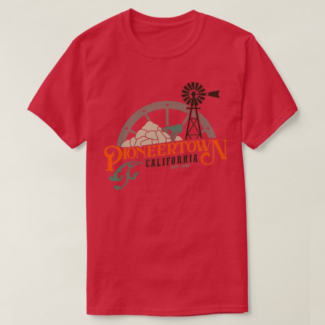 Camiseta Pioneertown California (Diseño del anverso)