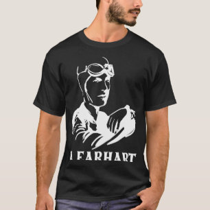 Camiseta Pionera de Vuelo Transatlántico Earhart