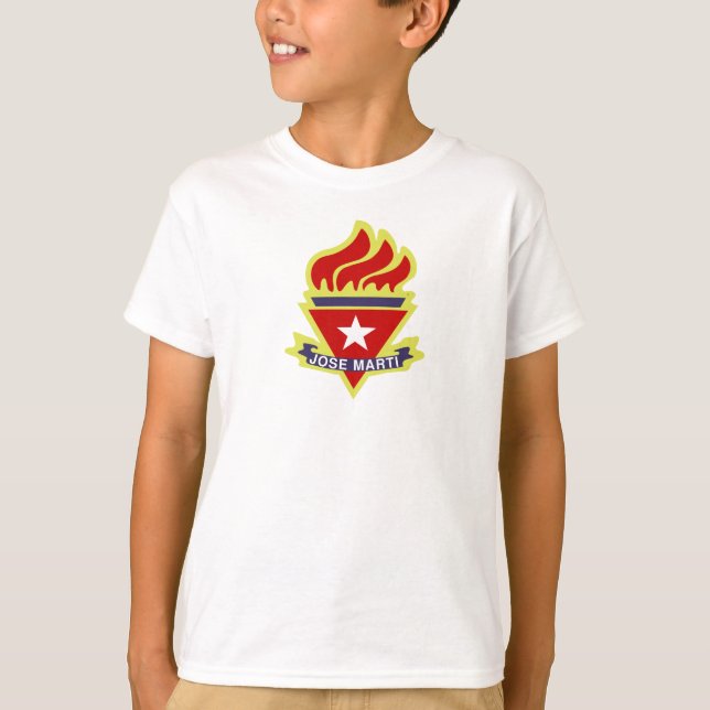 Camiseta pionera joven cubana (Anverso)
