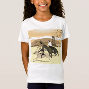 Camiseta Pioneros de Rusia montan caballos