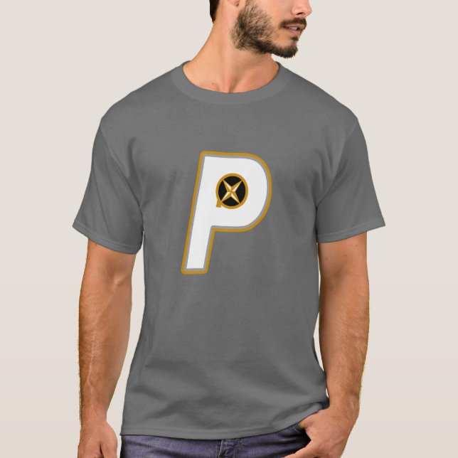 Camiseta Pioneros de Wisconsin (solo blanco de P) (Anverso)