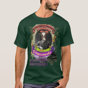 Camiseta Piotr Tchaicowsky Tchaikovsky Cow al Music
