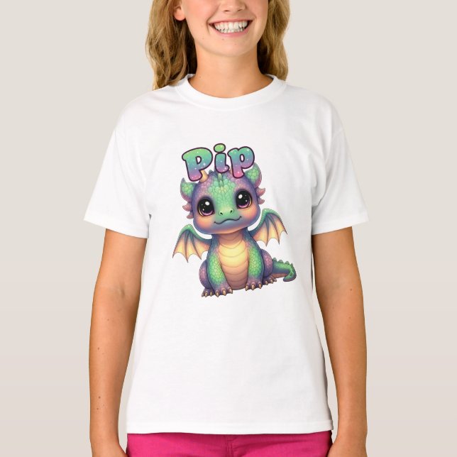 Camiseta Pip el dragón bebé  (Anverso)