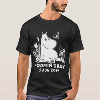 Camiseta Pipa y sombrero de Snufkin Moomin con flores