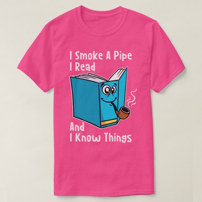 Camiseta Pipe Fumar Pipe Fumadores Regalos Leyendo Lover Li (Diseño del anverso)