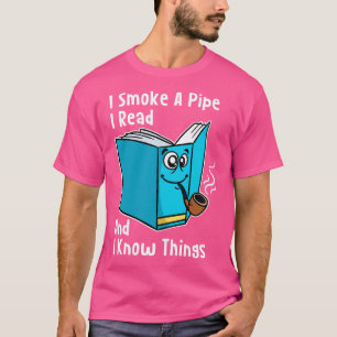 Camiseta Pipe Fumar Pipe Fumadores Regalos Leyendo Lover Li