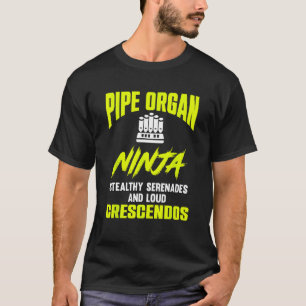 Camiseta Pipe Instrumento Orgánico Pipes Jugador de Órganos