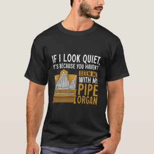 Camiseta Pipe Organ Instrumental Jugador Iglesia Orgánica