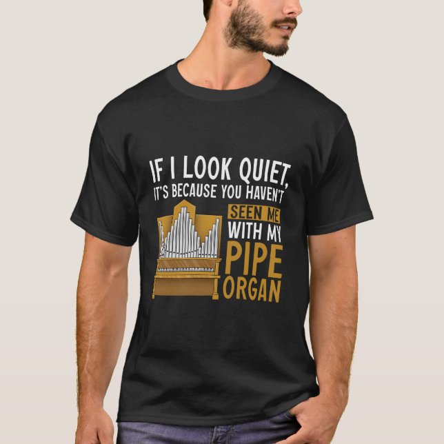 Camiseta Pipe Organ Instrumental Jugador Iglesia Orgánica (Anverso)