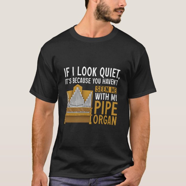 Camiseta Pipe Organ Instrut Player Church Organist (Anverso)