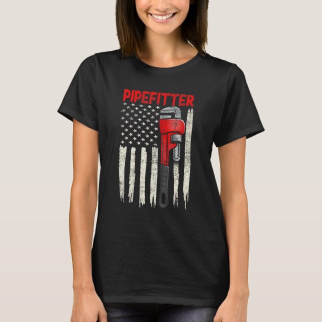 Camiseta Pipefitter de fontanería (Anverso)