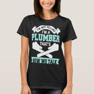 Camiseta Pipefitter de plomería para hombres
