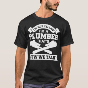 Camiseta Pipefitter de plomería para hombres