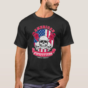 Camiseta Pipefitter Gifts Plumber Patriot American Pipefitt
