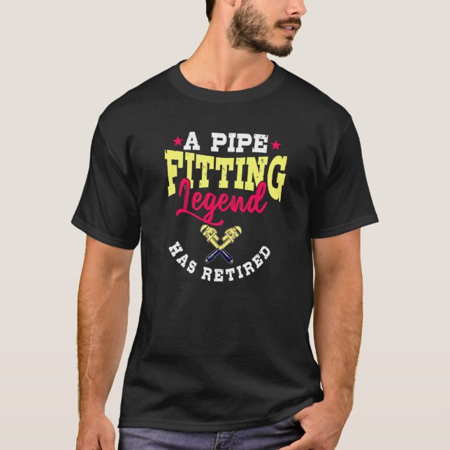 Camiseta Pipefitter Regalos Plumero Pipe Retirada Leyenda d (Anverso)