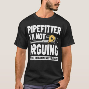 Camiseta Pipefitter Steamfitter Plumber Tradesman Piping Sy