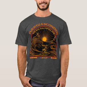 CAMISETA PIPELINA MEXICANA PUERTO ESCONDIDO