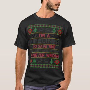 Camiseta Pipeliner Ahorra Tiempo Nunca Los Navidades Equivo