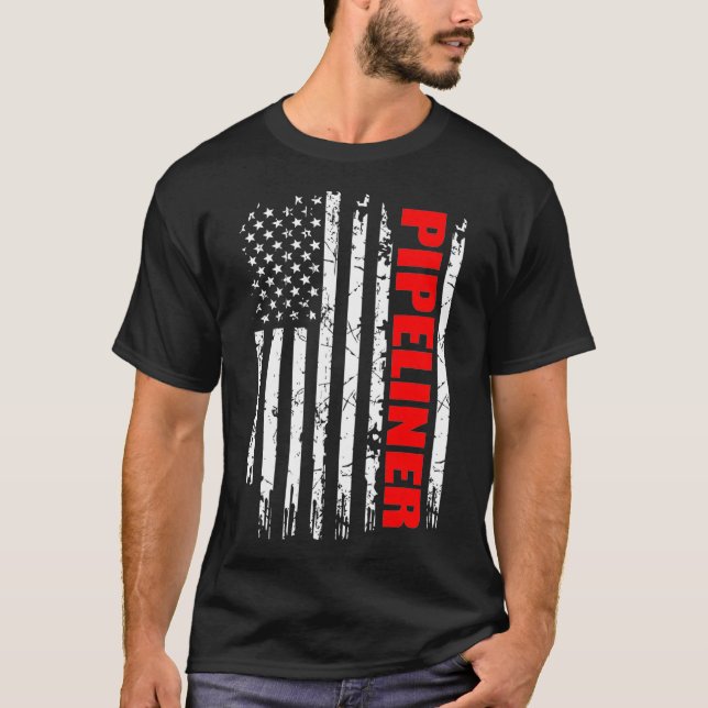 Camiseta Pipeliner Bandera de Estados Unidos Proud Profeses (Anverso)