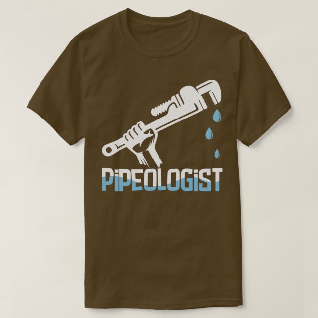 Camiseta Pipeólogo del plomero (Diseño del anverso)