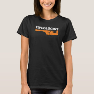 Camiseta Pipeólogo Plomero Saying Plant Mechanic