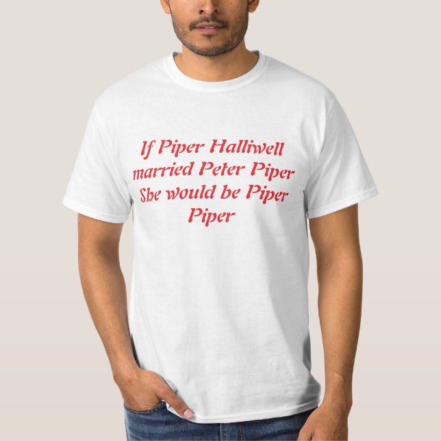 Camiseta Piper Piper (Anverso)