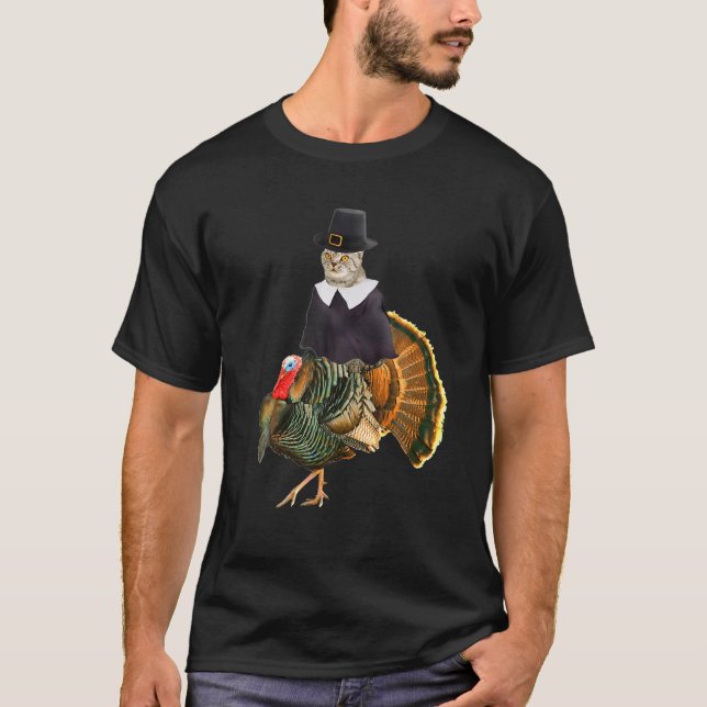 Camiseta Piperegrino disfrazado de gato conduciendo Acción  (Anverso)