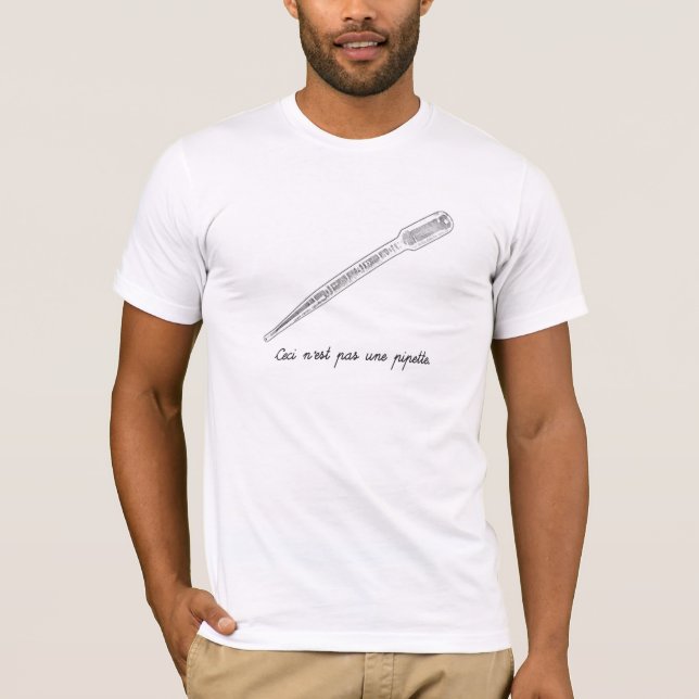 Camiseta Pipeta de Une del Pas de Ceci N'est (Anverso)