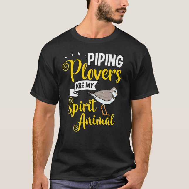 Camiseta Piping P Ave Cute Vigilancia Animal (Anverso)