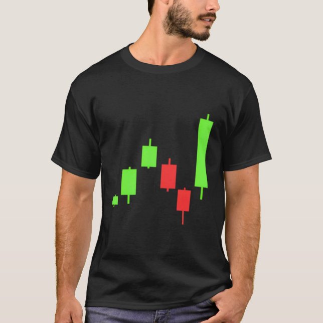 Camiseta Pips De Forex Fx De Candlestick De Negociación Dia (Anverso)