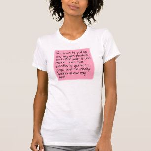 Camiseta Pique puesto decir grande de la palabra de las