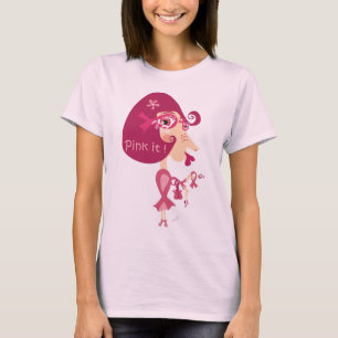 Camiseta Piqúelo cinta rosada