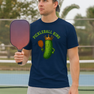 Camiseta Piquetes King Funny Pickle & Crown Template