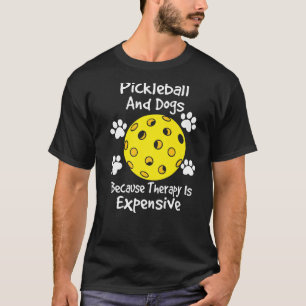 Camiseta piquetes y perros porque la terapia es costosa