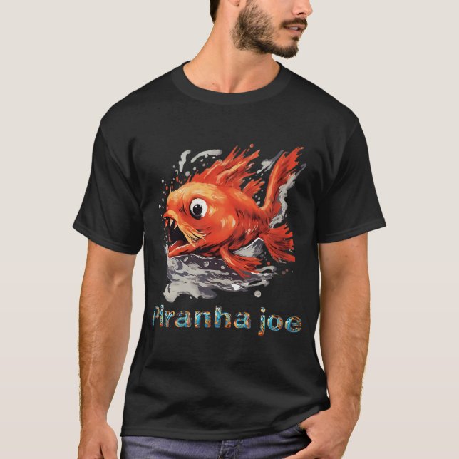 Camiseta Pirahna joe -  (Anverso)