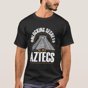 Camiseta Pirámide azteca maya indígena mexicano azteca jagu